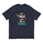 kazu_gのスケボーのない人生なんて!(パンダ)濃色用 Organic Cotton T-Shirt