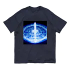 幻想の館の不思議模様・水 オーガニックコットンTシャツ