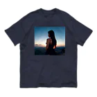 Kenji6260の朝日と美女 Organic Cotton T-Shirt