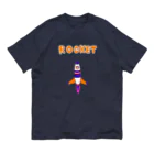 NIKORASU GOのロケット オーガニックコットンTシャツ