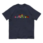 Yokokkoの店のColorful Buildings オーガニックコットンTシャツ