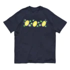 Lily bird（リリーバード）のスライスレモンとレモンの花 Organic Cotton T-Shirt