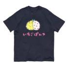 クマバチゴルフ倶楽部のクマバチイチゴパンツ部 オーガニックコットンTシャツ