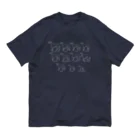 豆つぶのSighthound Friends(濃色推奨) オーガニックコットンTシャツ