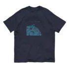 marumimuramのFly Me to The Moon 01 オーガニックコットンTシャツ