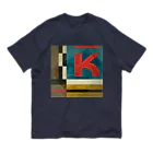 レターオールソーツのVsKN - K オーガニックコットンTシャツ
