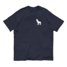 けちゃっぷごはんのお店のアルパカひなたぼっこ🦙 オーガニックコットンTシャツ