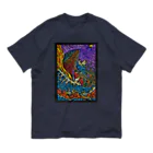 MUYU /  Animal ArtistのWhale Bound For The Moon Organic Cotton T-Shirt