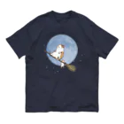 いたやもるしのモルとハムとブルームーン Organic Cotton T-Shirt