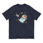 いたやもるしのモルとハムの宇宙旅行 オーガニックコットンTシャツ