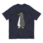 マクマク屋のお絵かきのペンギンのPENGIN！ オーガニックコットンTシャツ