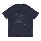 うｐこむの塩文鳥 オーガニックコットンTシャツ