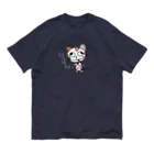 Koukichi_Tのお店の🐈バカネコ / にゃ～ん オーガニックコットンTシャツ