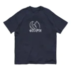 無真獣73号の月を食らう猫 オーガニックコットンTシャツ