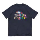 イラスト MONYAAT のCT155　ちびた色鉛筆*B オーガニックコットンTシャツ