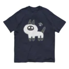 ツギハギ ニクの【GuchaNeko】ポインテッド オーガニックコットンTシャツ