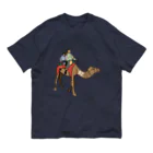 インドのHIMANSH.labのヒンディー語　ラクダ　ウーント　インド　India Organic Cotton T-Shirt