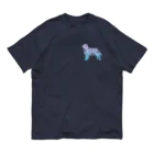 AtelierBoopの花-sun 2 バーニーズマウンテン オーガニックコットンTシャツ