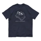 キノフシの店のパンダの軍艦巻き（シンプル） オーガニックコットンTシャツ