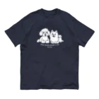 イラスト MONYAAT のToypoo ＆Pome B オーガニックコットンTシャツ