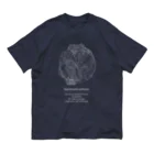 TANA_DESIGN_HONPOの移動力のない生物 オーガニックコットンTシャツ