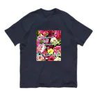 keishojiのぼたん Ⅰ〜Japanese four seasons from Keishoji〜 オーガニックコットンTシャツ