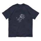 北沢よがの目隠しして描いたぺれぞう（しろ） Organic Cotton T-Shirt