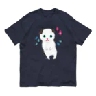 おばけ商店のおばけTシャツ＜でっかいすねこすり＞ オーガニックコットンTシャツ