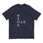 めいぷるのＮＥＭＫＭＡＸ(白文字) オーガニックコットンTシャツ