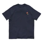 やゆようこのお店のオーガニックな、いちごの舞 オーガニックコットンTシャツ