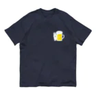 ワカボンドのシロクマさんとビールジョッキ Organic Cotton T-Shirt