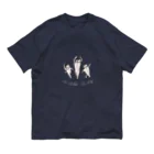 かみらいすのバレリーナこねこ（ダークカラー） オーガニックコットンTシャツ