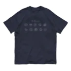 Hi*roomのステッチ風のミズクラゲ オーガニックコットンTシャツ