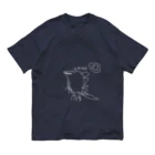 きょうりゅうしきのお茶が飲みたい恐竜 オーガニックコットンTシャツ