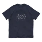 燈火　TomoshiBiの【濃色】blank オーガニックコットンTシャツ