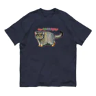 油絵描きの小物売り場のマヌルネコちゃん　アパレル オーガニックコットンTシャツ