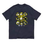 LONESOME TYPE ススの猫が世界を支配する9FACES（黄） Organic Cotton T-Shirt