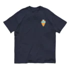 机上の空想ペットショップのこいぬアイス オーガニックコットンTシャツ