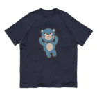 usa100のBふてねくまー オーガニックコットンTシャツ