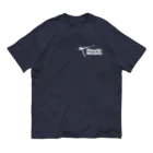 なんでも制作日記店のKPMロゴTシャツ - 紺 オーガニックコットンTシャツ