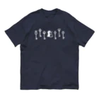 Andiamoのうさぎのカギ（白） オーガニックコットンTシャツ