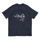 Yaukanの真夜中の線路 オーガニックコットンTシャツ