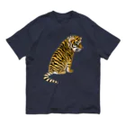 LalaHangeulの虎の子 オーガニックコットンTシャツ