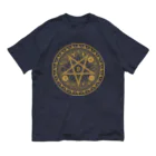 CryptoBabyのデビルスター． オーガニックコットンTシャツ