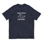 Andiamoのカフェインをください（白） オーガニックコットンTシャツ