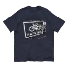 わらしゃんどのPARKING（モノクロver.） オーガニックコットンTシャツ