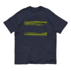 アトリエヱキパのshreds#5 ソフトライトニング オーガニックコットンTシャツ