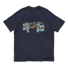 有明ガタァ商会の風魚雷魚図 オーガニックコットンTシャツ