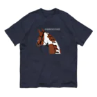 SHIROFUNE_mooooのequestrian  オーガニックコットンTシャツ