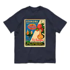 YS VINTAGE WORKSのフランス・オランジーナ "Tri Naranjus" 　レトロポスター オーガニックコットンTシャツ